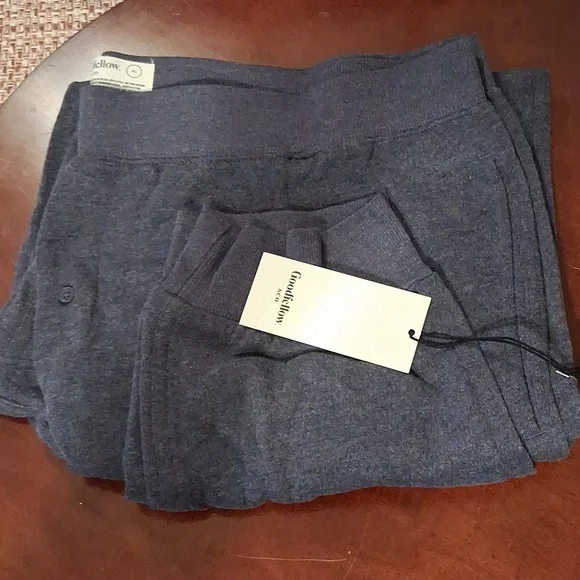 New Goodfellow & Co Mens Jogger Pajama Pants Xavier Blue XL New With Tags - Picture 1 of 3